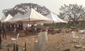 Venue of Children Funfair after Stampede