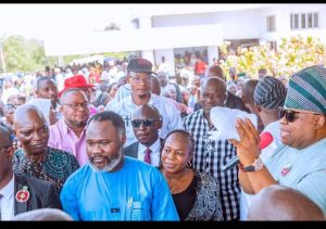 Governor Adeleke Addresses Workers/Civil Servants at the Abere Government House